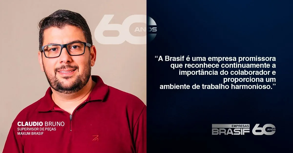 Depoimento de colaborador para os 60 anos