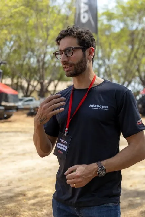 Claudio no Dia de Negócios Case IH e Ram