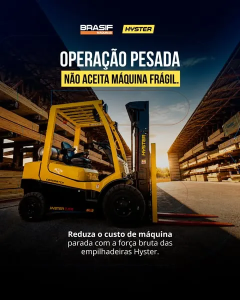 Peça de campanha da Brasif Máquinas