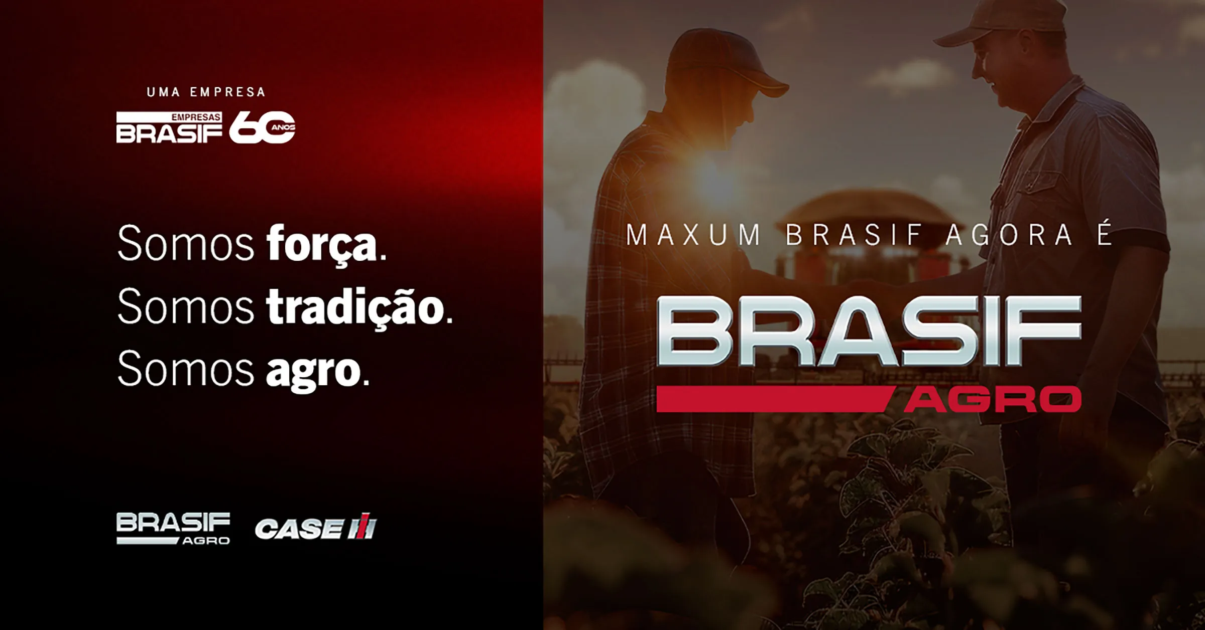 KV da campanha de rebranding